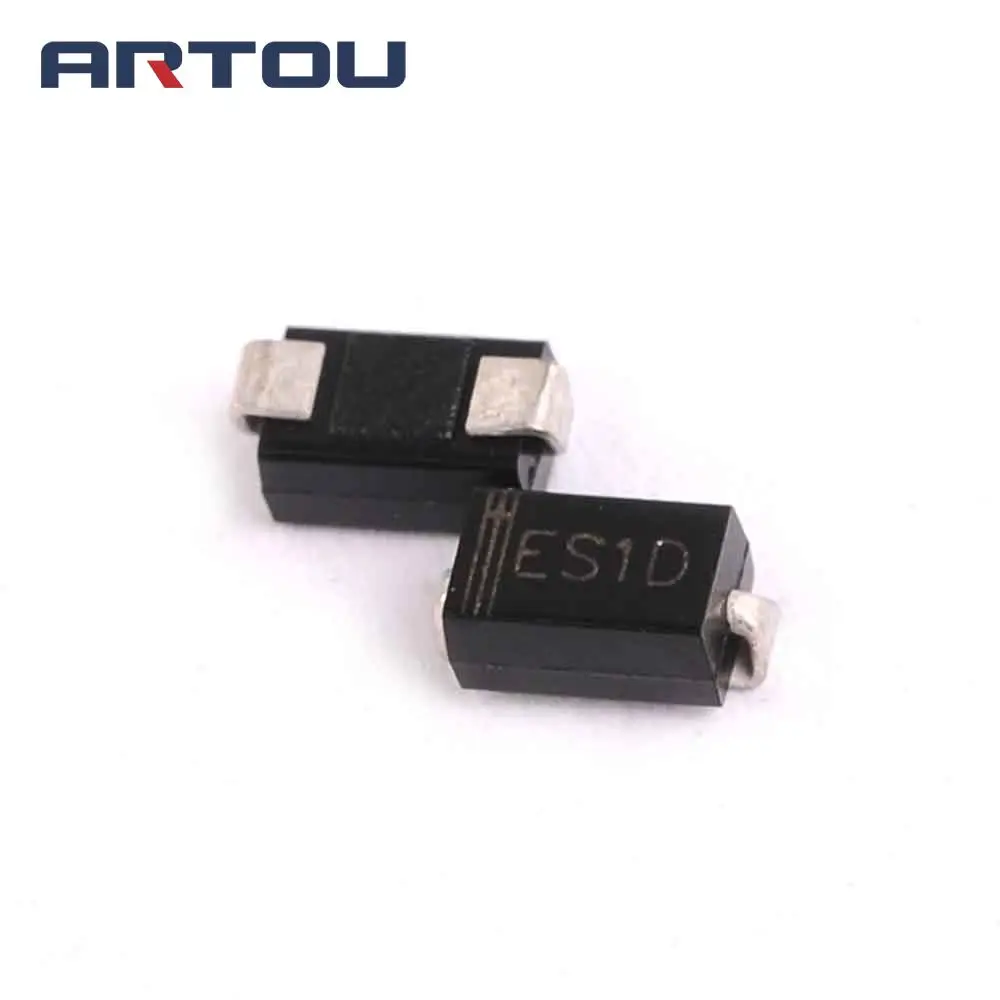 100 шт SMD ES1D SF14 1A/200V 20 быстрого восстановления диодный выпрямитель | Электронные