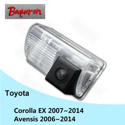 Для TOYOTA экс-Corolla EX Avensis 2006 ~ 2014 HD CCD паркуя обратный Камера заднего вида камера NTSC PAL