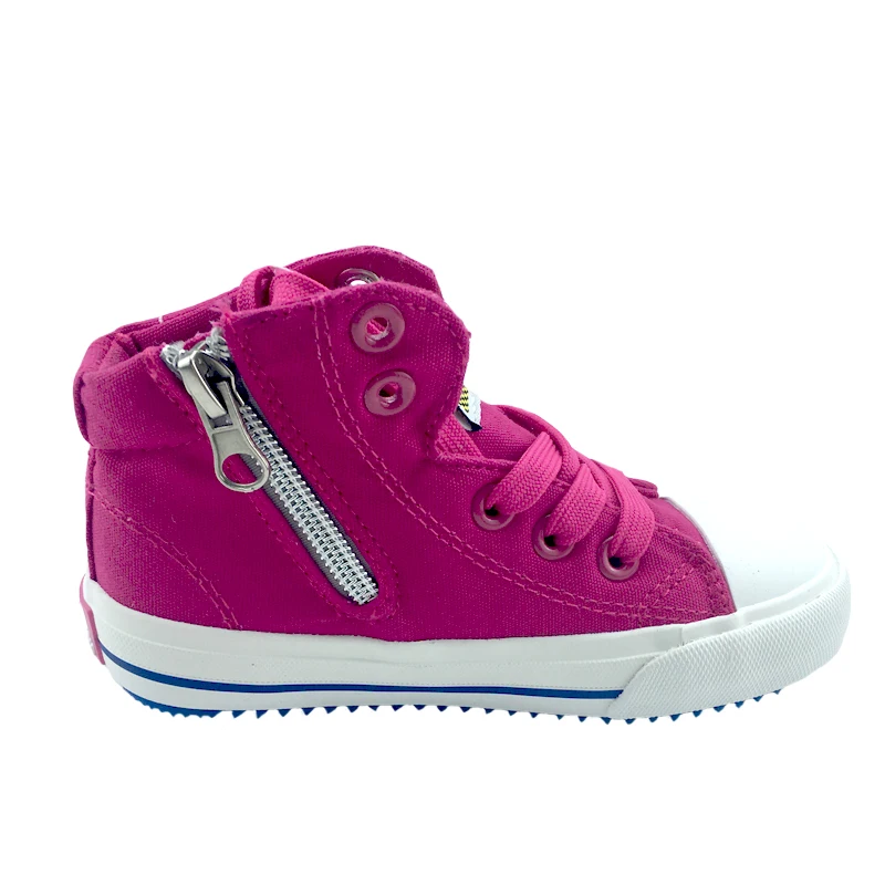 Children Shoes Casual Sport Sneakers High Quality Kids Zipper Canvas Shoes Girls Student Running Shoes 2 Colors
