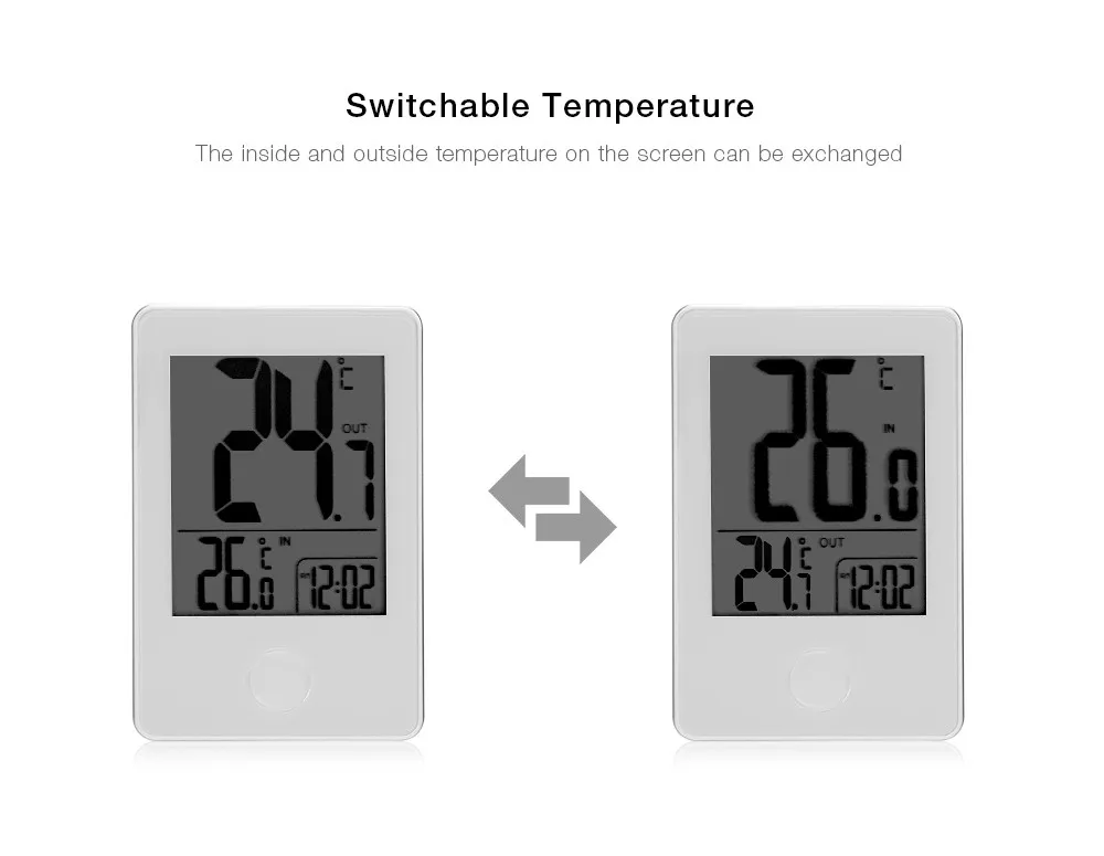 Remote Household Thermometer Precision Wireless LED Display Digital Thermometer Indoor Outdoor  Electronic Digital Table Clocks 17