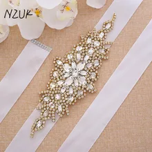 Свадебный ремень золотые стразы Хрустальный пояс nd SashHandmade алмазный пояс свадебный аксессуар Y101G