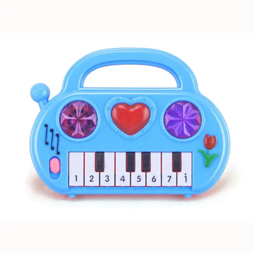Бесплатная доставка Розовый Новый Беспроводной Игрушки для девочек и мальчиков детские электронные Органы музыкальный инструмент
