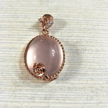 

2018 Newly Suspension Quartz Natural Crystal Pendant Fashion Jewelry Pendant Women Charm Necklace 26*23*11mm Pendant Bead