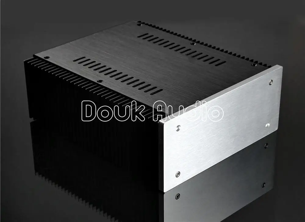 Douk аудио DIY алюминиевый кожух, DAC чехол корпус усилителя шасси(W211* H90* D257mm