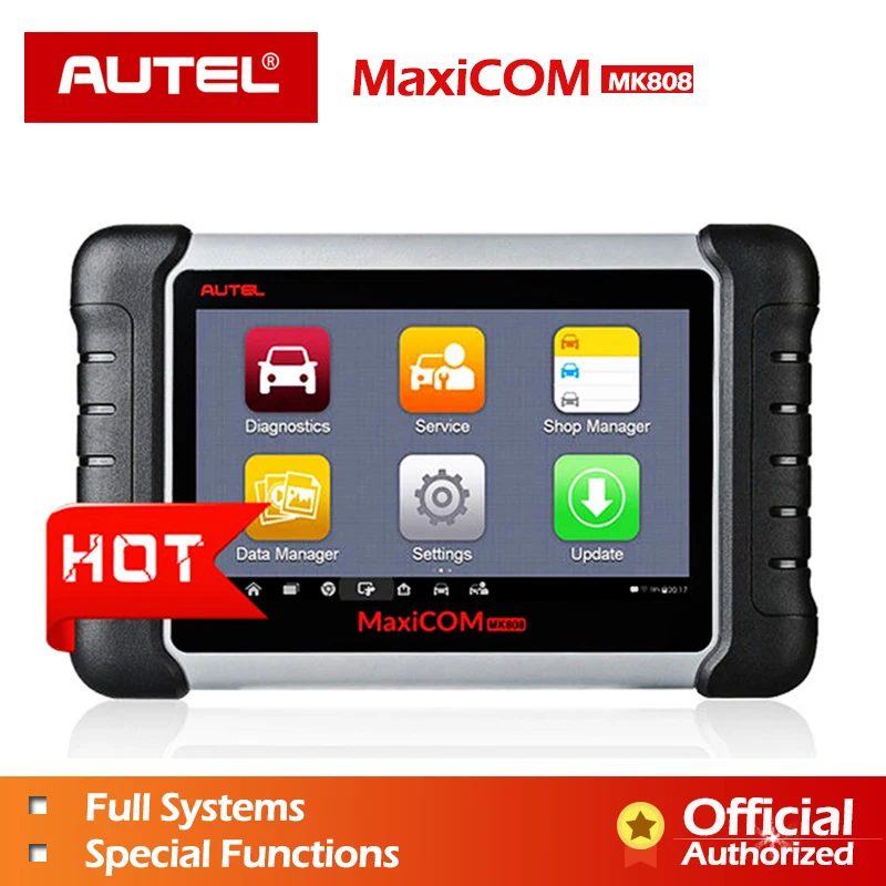 Autel MaxiCOM MK808 MX808 Automobile Diagnostic Tool All System Key Programming OBD2 II Scanner ABS SRS as MD802 + MaxiCheck Pro Autel MaxiCOM MK808 MX808 Automobile Diagnostic Tool All System Key Programming OBD2 II Scanner ABS SRS as MD802 + MaxiCheck Pro