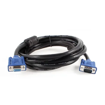 

3 Meter PC Computer 15Pin VGA Male to Female M/F Cable Adapter Black