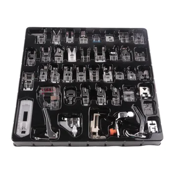 

32Pcs/42Pcs Multifunctional Stitch Darning Sewing Machine Parts Domestic Sewing Machine Presser Foot Feet Kit Set With Box
