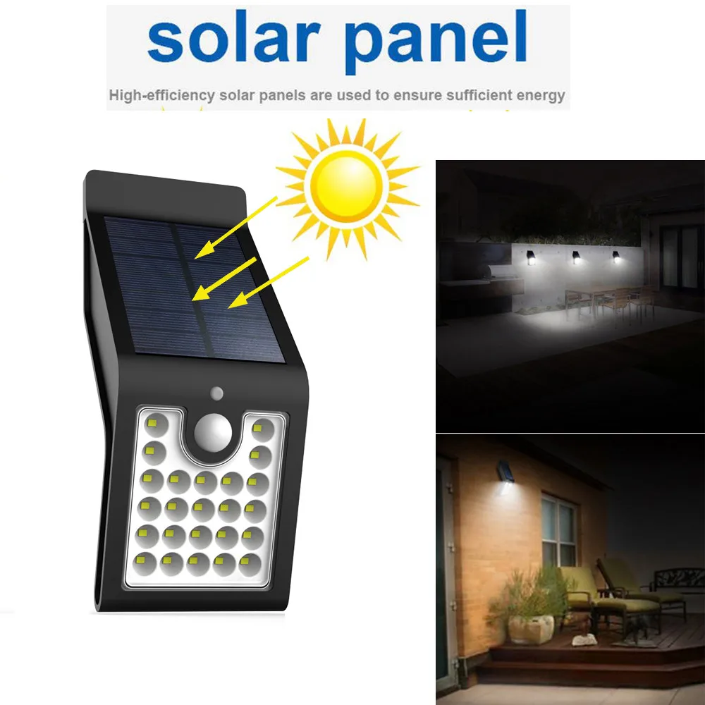 

ISHOWTIENDA LED Solar Light Bulb Outdoor Garden Lamp Waterproof Night Security Wall Light contemporary