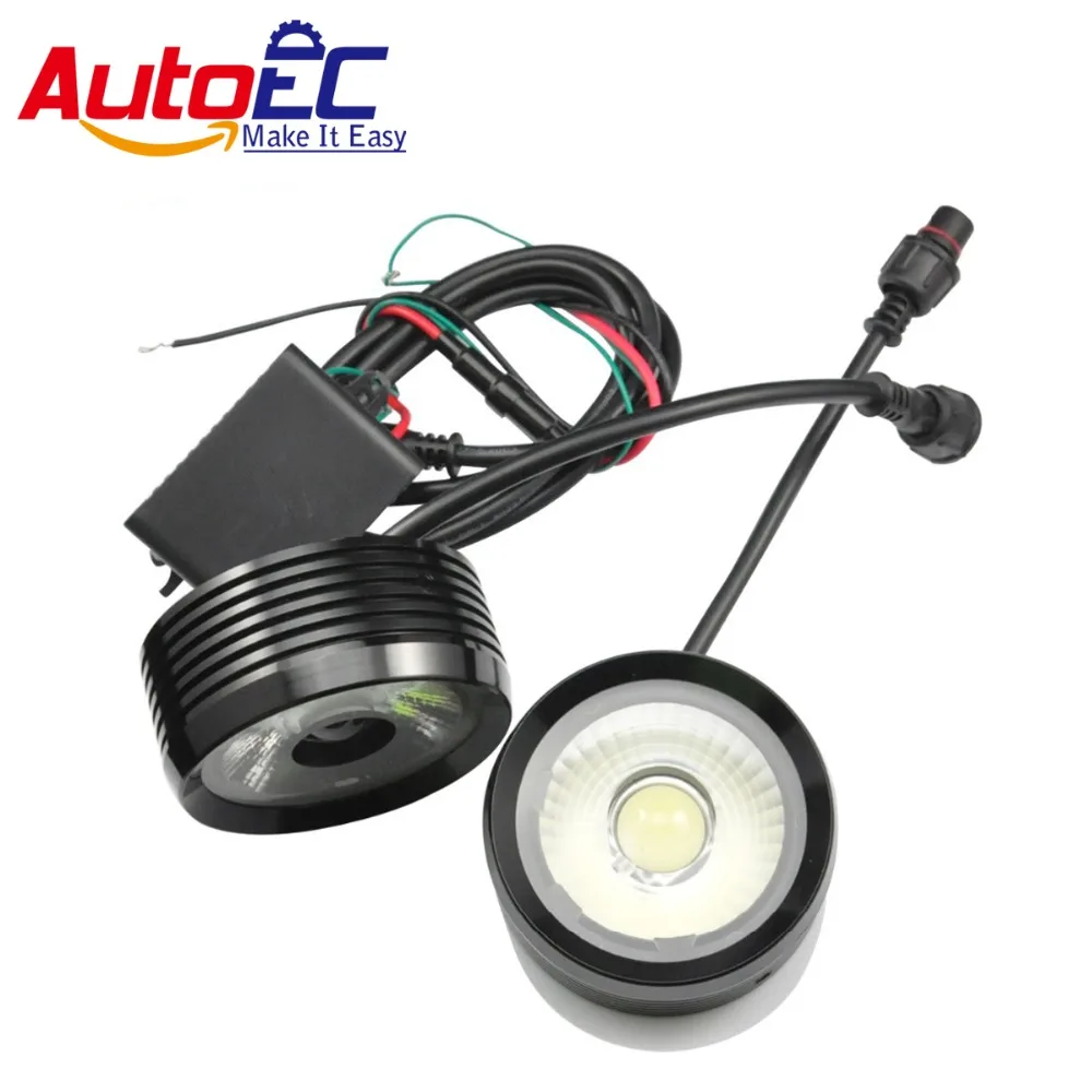 AutoEC 2*10 Вт 20 хит продаж ультра яркий светодиодный ДХО &quotОрлиный глаз&quot | Фара для авто в сборе -1557987814