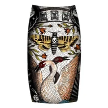 WOMAIL женская летняя модная трендовая Удобная Повседневная сумка хип-юбка с принтом пикантная Высококачественная юбка 19MAR05