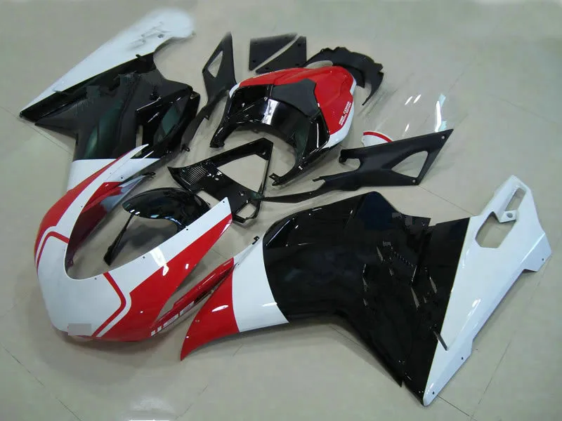 Injection mold Fairing kit for DUCATI 848 1098 07 08 09 10 11 ducati 1198 2007 2008 2011 White red black Fairings set+gifts DA03 |