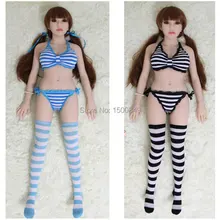 Athemis Love font b Dolls b font Clothing Sexy bra and Thong set Striped Bikini set