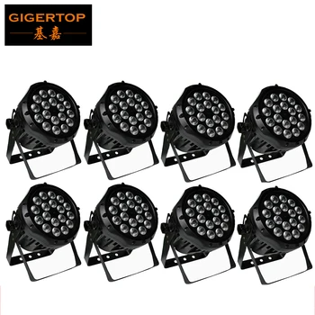 

NEW Ultra Brightness 8pcs/lot 18x10W 4in1 Stage Lighting Led Par Lights Waterproof,RGBW DMX512 Led Par Light 90V-240V Par Can