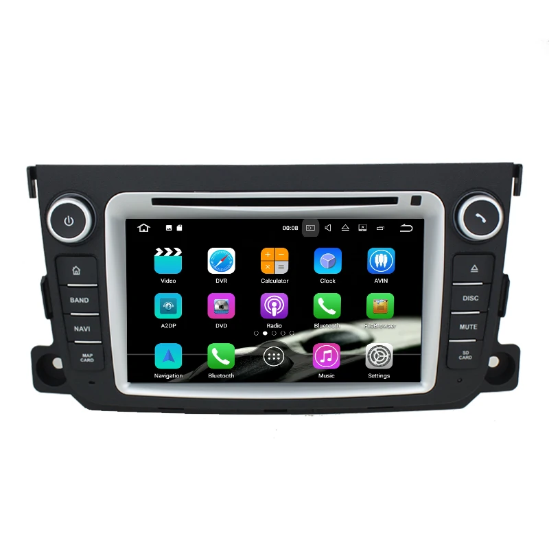 Perfect HIFIF 7 inch Quad Core 2 GB Android 7.1 Car DVD player For Benz Smart Fortwo 2012- with Radio GPS/Bluetooth/maps/wifi 1024*600 5