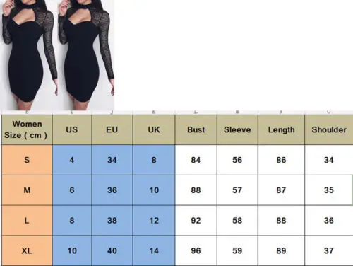 Модное женское платье Vestido с длинным рукавом Кружевное облегающее повседневное