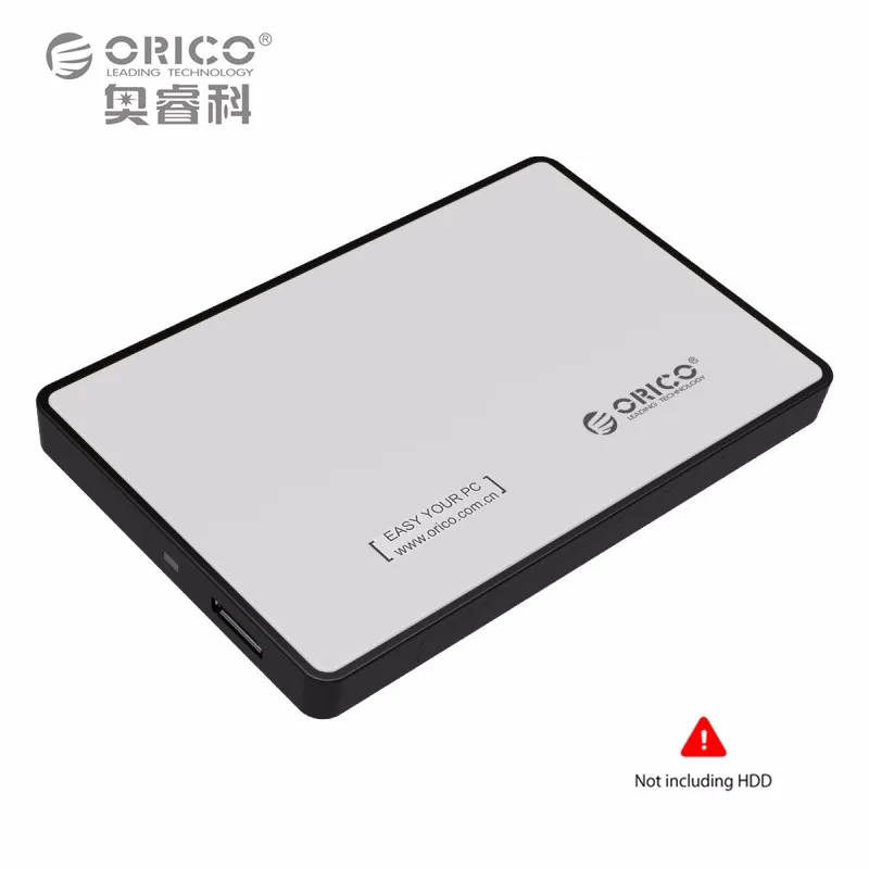 ORICO 2588US3 SATA к USB3.0 Внешний 2,5 HDD SSD корпус для хранения Жесткий диск чехол коробка жесткий диск адаптер Инструмент Бесплатное подключение