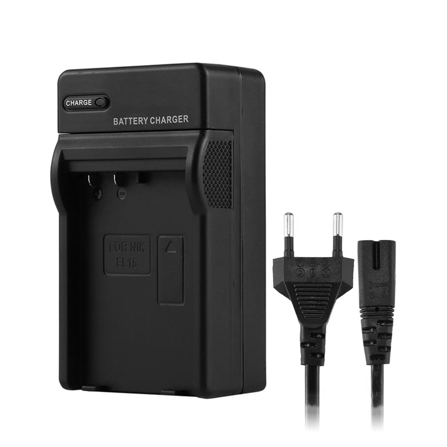 

SANGER EN-EL15 ENEL15 Battery Charger for Nikon D500 D600 D610 D750 D7000 D7100 D7200 D800 D800E D810 Camera Battery + AC Cord
