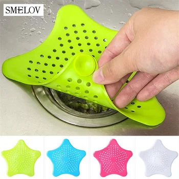 

silicone kitchen sink filter Bathroom Sewer Outfall Strainer Anti-blocking Floor Drain Hair Stopper Catcher Kitchen Accessories