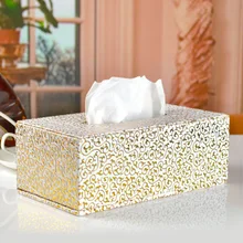 Роскошная кожаная коробка для салфеток милый креативный автомобильный подстаканник