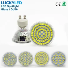 LUCKYLED ยี่ห้อ Bombillas หลอดไฟ LED 3W 4W 5W 6W SMD 2835/5730 GU10 LED Spotlight AC110V 220V สำหรับ Lampada โคมไฟ(China)