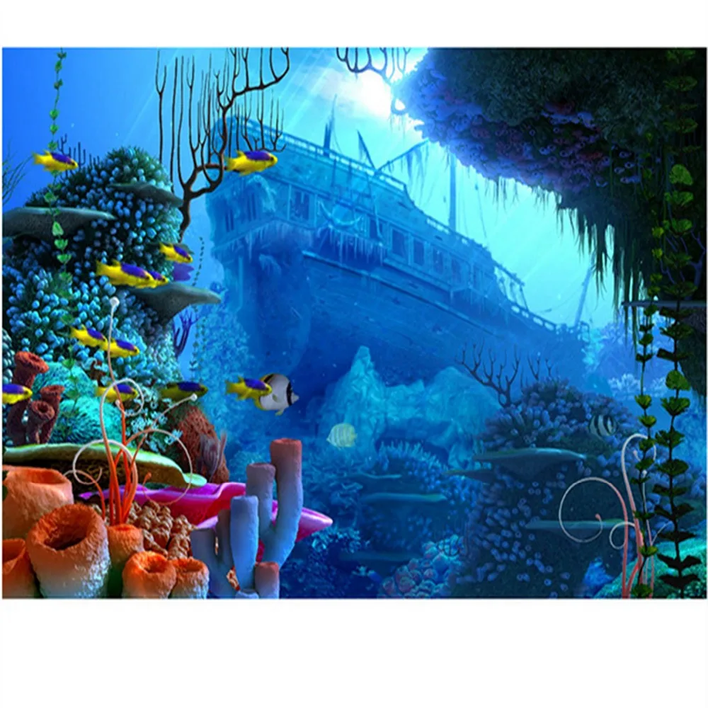 NEW 5D square Diamond Painting Ocean Fish DIY full Diamond Embroidery