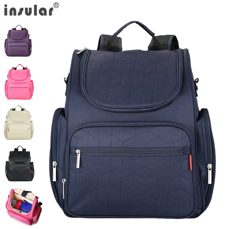 

Insular 2018 Fashion Maternity Backpack Multi Function Babies Diaper Bag Mummy Travel Backpack Bolsa Maternadade Stroller Bags