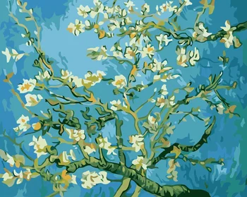 

Unframed Beautiful Tree Flower Painting By Numbers DIY Digital Pictures on Canvas Wall Pictures For Home Decoration Arts