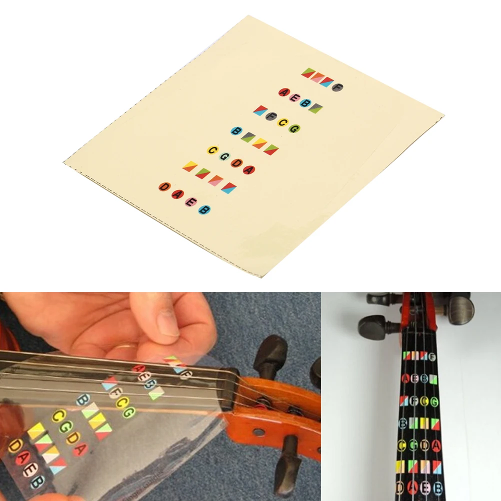 For 4/4 Violin Fiddle Fingerboard Stickers Fret Markers Label-in Violin ...