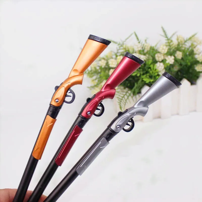 

Novelty Gun Shaped Gel Pen for Boys Kids Toy Gun Pen as School Prize 36pcs/lot