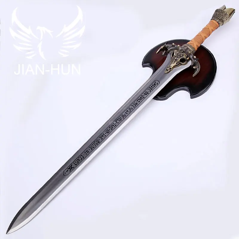 Conan the Barbarian King Father sword Excalibur sword 1:1 Stainless Steel Made Collector's cosplay props