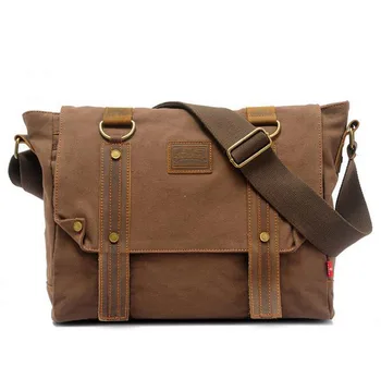 

071717 men single shoulder cross body small bag school student book bag