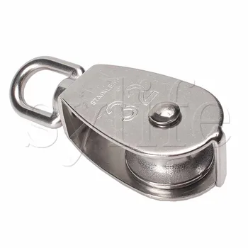 

M32 32mm Swivel Stainless Steel 304 Wire Rope Single-sheaved Pulley Block