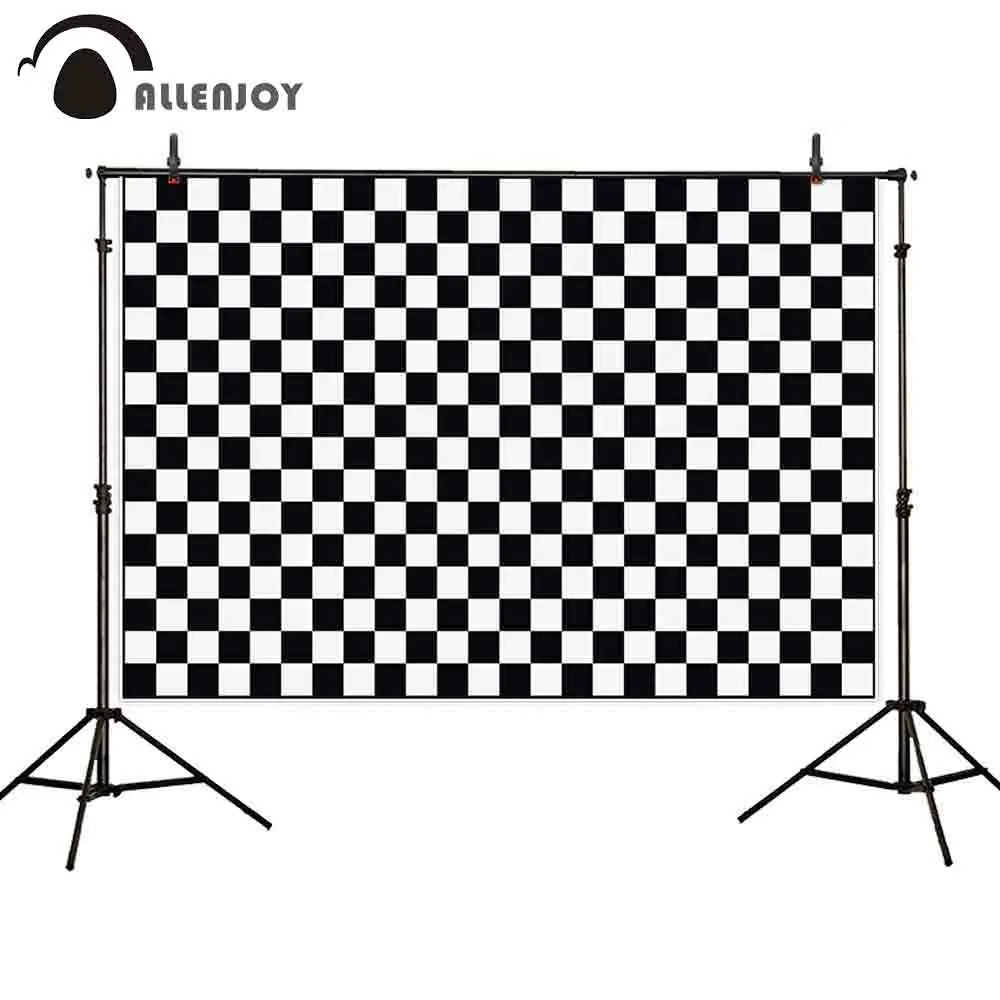 

Allenjoy photography backdrop black white chess board background photocall photobooth portrait photoshoot props newborn