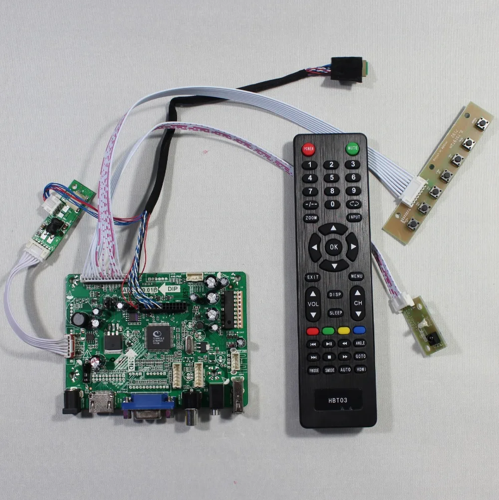 

HDMI+VGA+AV+Audio+USB FPV Controller board for 9.7inch LTN097XL01 1024X768 LCD screen model LCD for Raspberry Pi