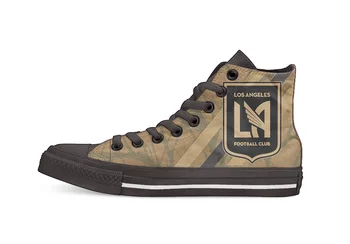 

LAFC Badge Matthew Wolff Design Unisex High Top Canvas flat Casual Custom shoes Drop Shipping
