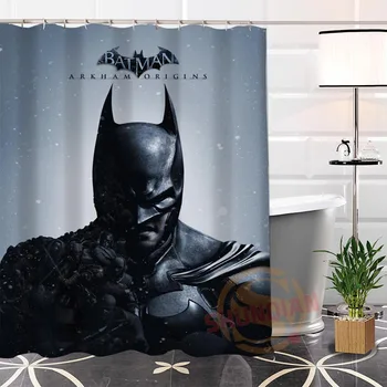 

Custom Unique Batman Best Nice Polyester Fabric Printing Shower Curtain Bathroom 3D Waterproof For The Bathroom High Quality