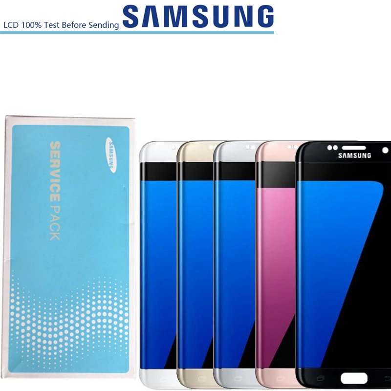

NEW ORIGINAL SUPER AMOLED 5.5'' LCD for SAMSUNG Galaxy S7 edge Display G935 G935F G935A G935FD Touch Screen Digitizer Assembly