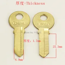 A150 левый паз Слесарь Keymother латунь дом Заготовка ключа от двери дома заготовки ключей 25 шт./лот