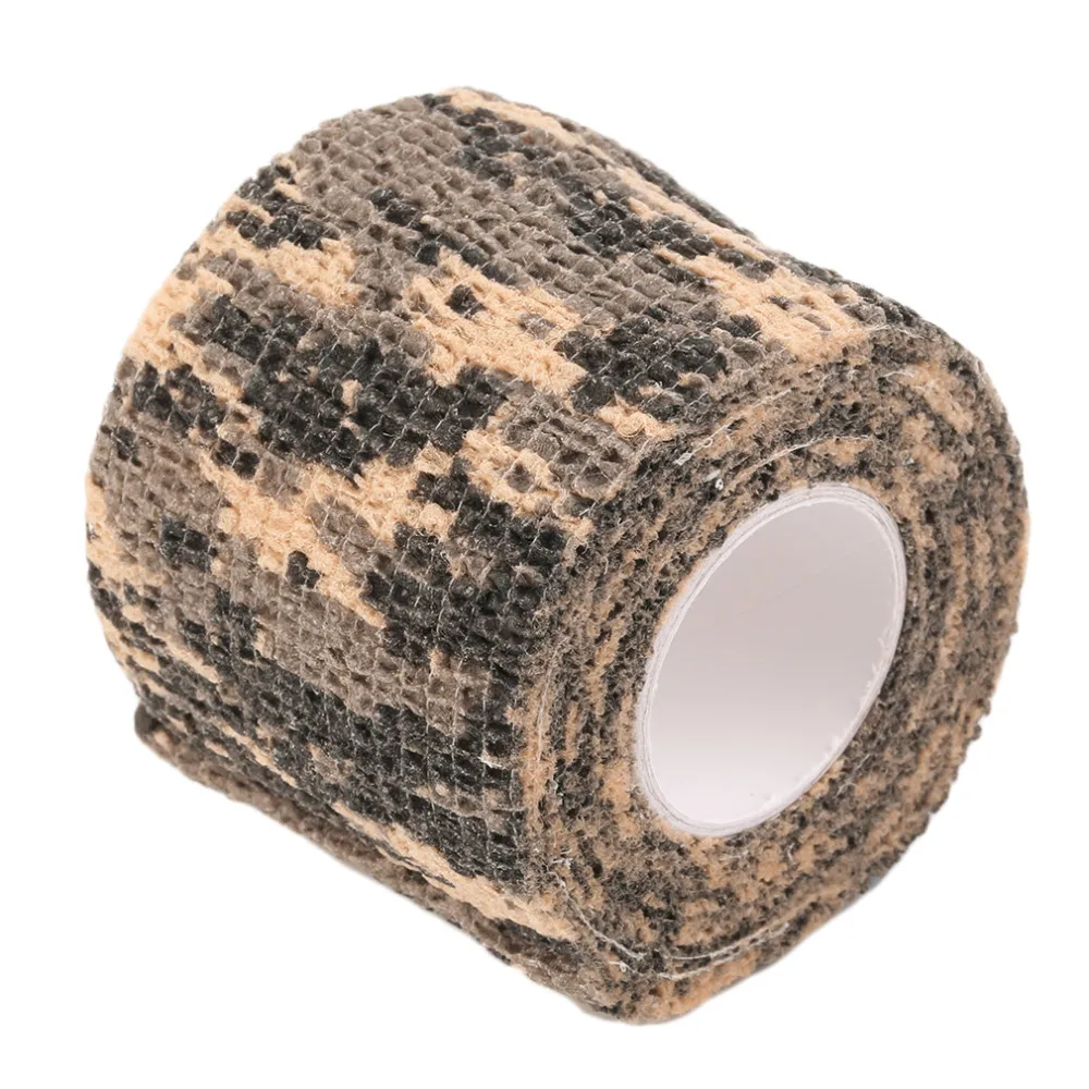 New 1 Roll Men Army Adhesive Camouflage Tape Stealth Wrap Outdoor Hunting drop shipping