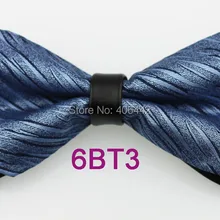 YIBEI coahella галстуки с черным низом Синие Бабочки с черными полосками Алмазная кожа Пикер бабочка под смокинг тканые галстуки-бабочки унисекс