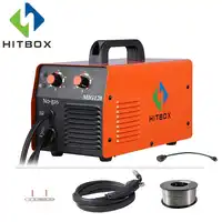 HITBOX Mig เครื่องเชื่อม Gasless 220V MIG1200 Mag ช่างเชื่อมเหล็กอุปกรณ์เชื่อม MIG MAG เครื่องเชื่อมแบบพกพาเครื่องเชื่อม