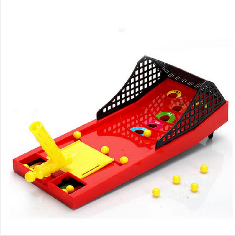 Пальчиковая настольная машина для стрельбы, мини-эжектория, баскетбол, креативное удовольствие для детей, игрушки для ухода за детьми - Цвет: Ball Game