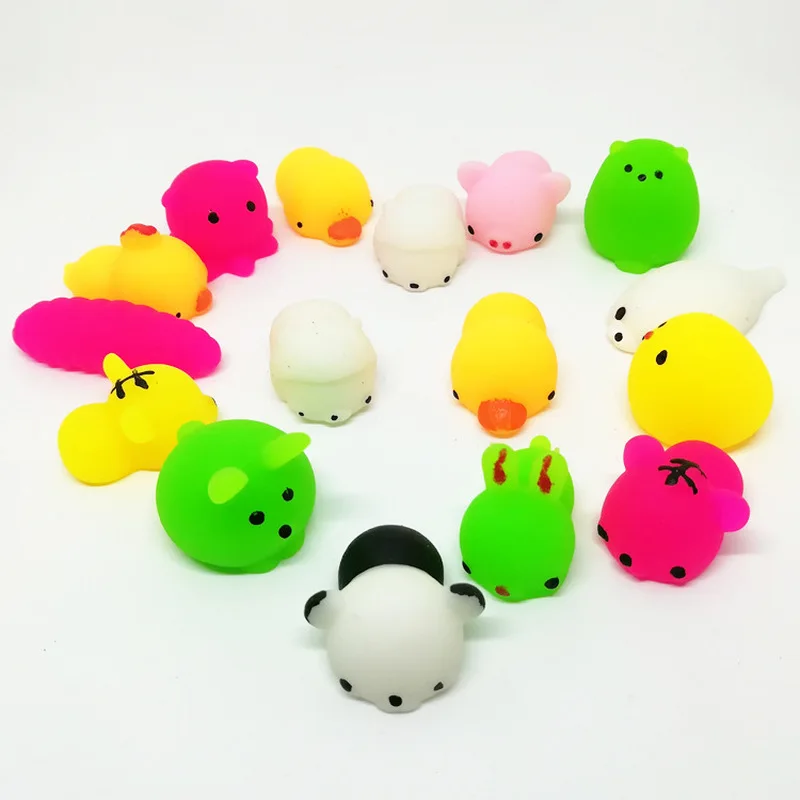 U miss Mini Mochi Squeeze Fun Gags мягкие игрушки животные Тигр Морская звезда медведь Лев