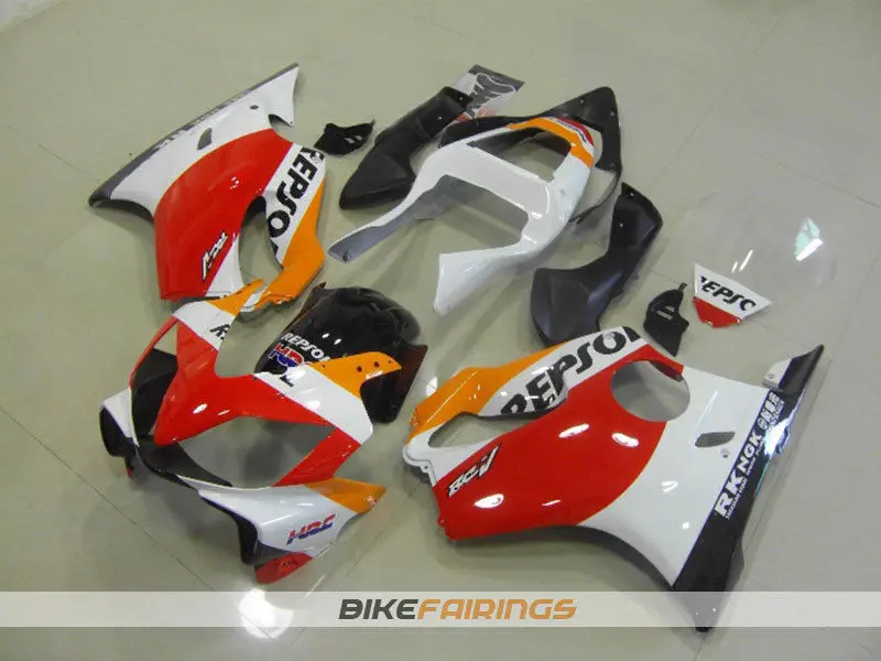 

New Injection ABS fairings Kits Fit for HONDA Injection CBR 600 F4i FS 01 02 03 CBR600 2001 2002 2003 custom HRC red orange