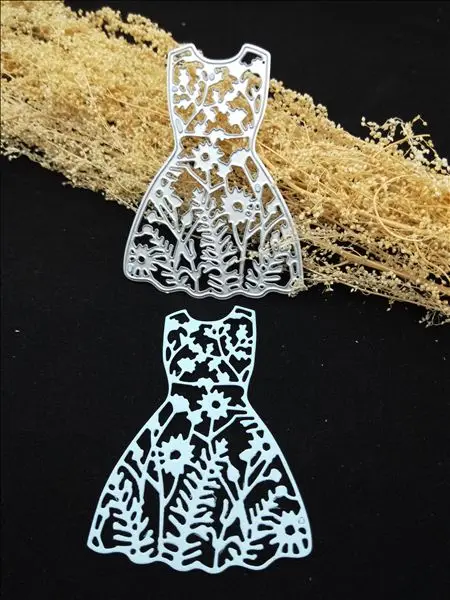 

Clothing Die Dress Cutting For Paper Card DIY Craft Embossing Scrapbooking Dies Metal Nouveau Album Greeting Card Decoration