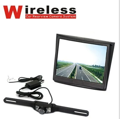 

2.4G Wireless 3.5 inch wireless rear view reversing camera kit wireless  Monitor