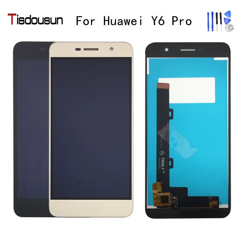 

For Huawei Y6 Pro TIT-U02 TIT-AL00 TIT-L01 LCD Display + Touch Screen Digitizer Assembly For Honor 4C Pro