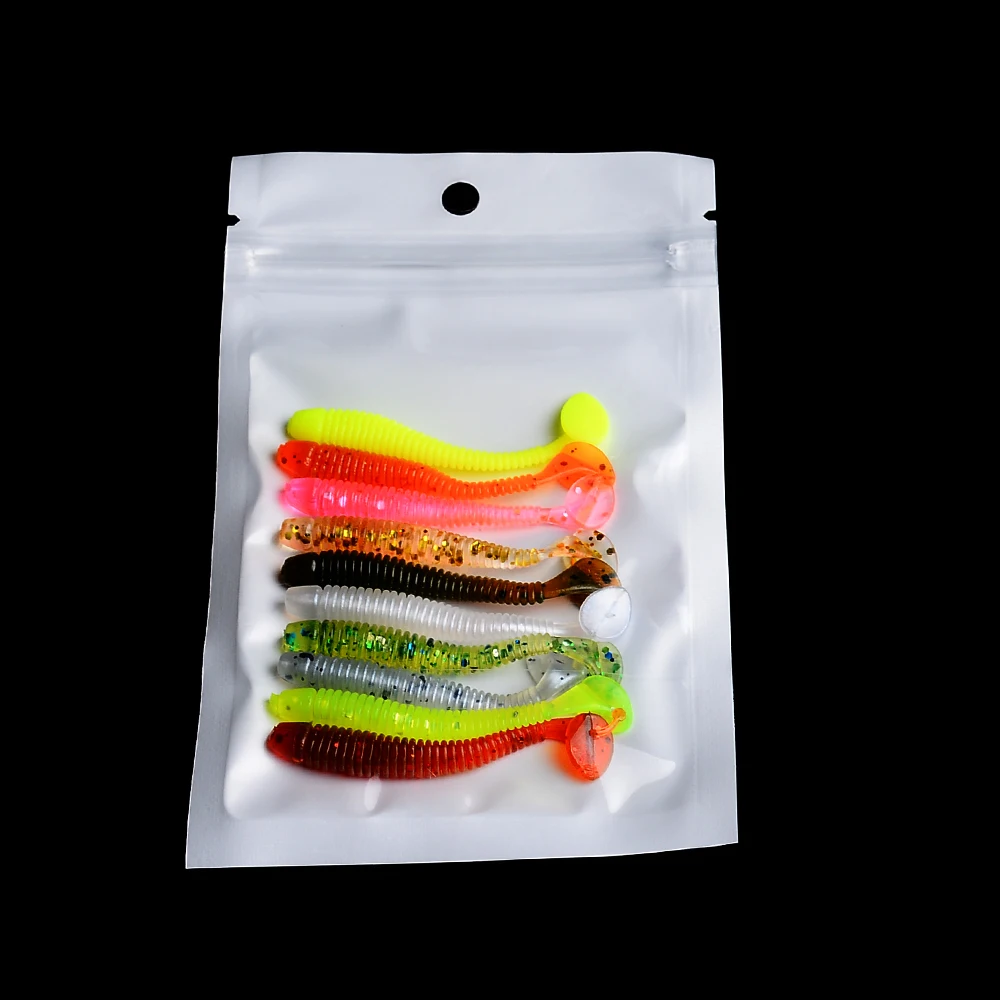 10 قطعة/الوحدة 4.5 سنتيمتر 0.6G الصيد المتذبذب لينة القفز دودة Swimbaits سيليكون الطعم الصيد إغراء 10 قطعة/الوحدة 4.5 سنتيمتر 0.6G الصيد المتذبذب لينة القفز دودة Swimbaits سيليكون الطعم الصيد إغراء