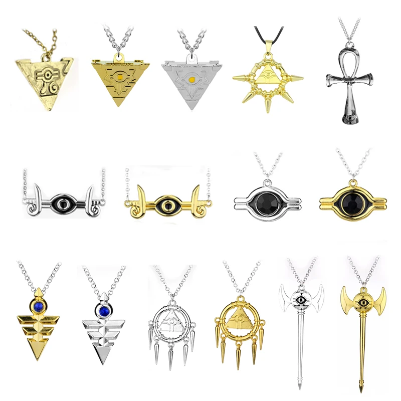 

Delicate Collier Game Anime Yugioh Millenium Duel Monsters Pendant Egyptian 3D Yu-Gi-Oh Chain Necklace Jewelry For Women And Men