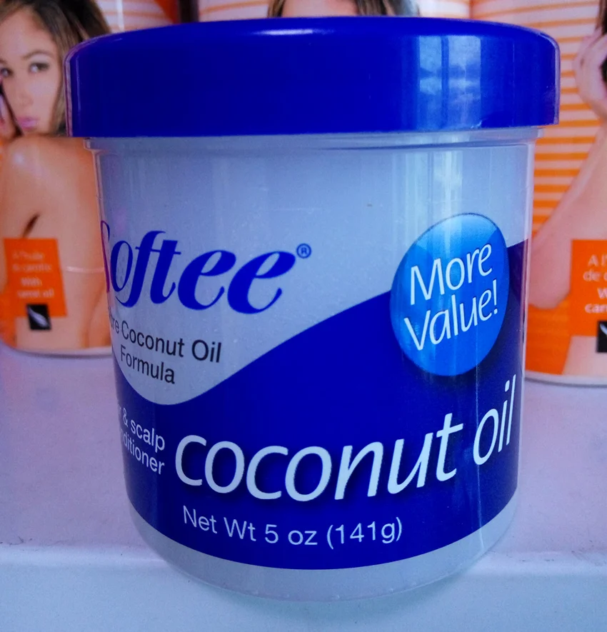 Softee Coconut Oil Hair and Scalp Conditioner 5ozin Massage